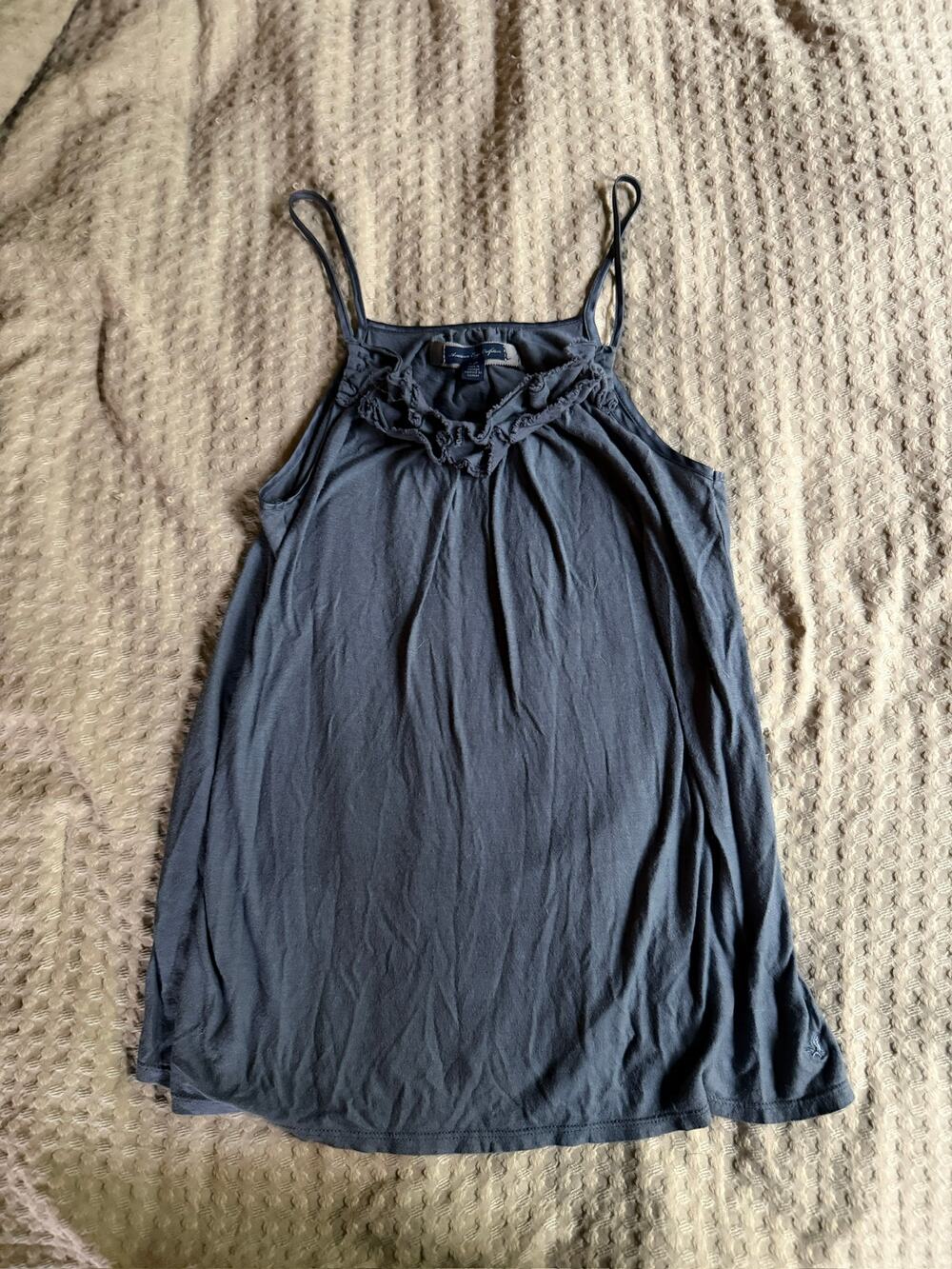American Eagle Outfitters Vintage Blue Tank Top